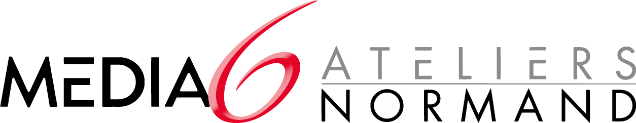 pro a media 6 ateliers normand logo media 6 ateliers normand 01